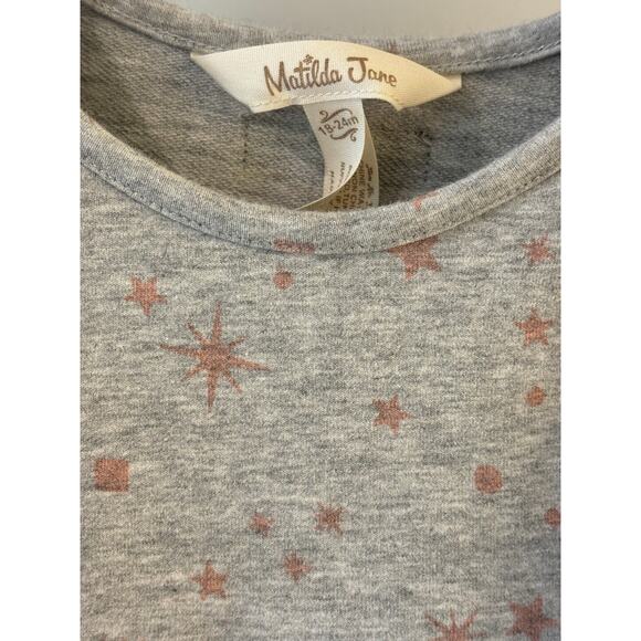 Matilda Jane Pink Stars Fall Autumn Romper 18-24 months - Picture 3 of 3
